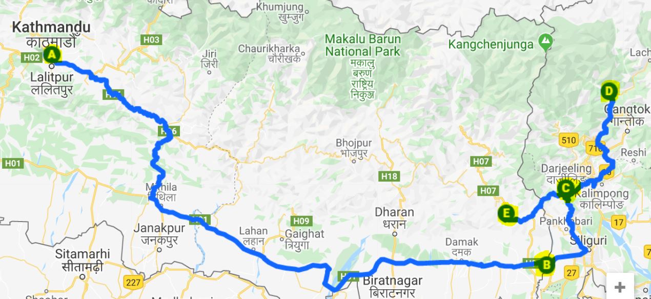 darjeeling sikkim tour plan